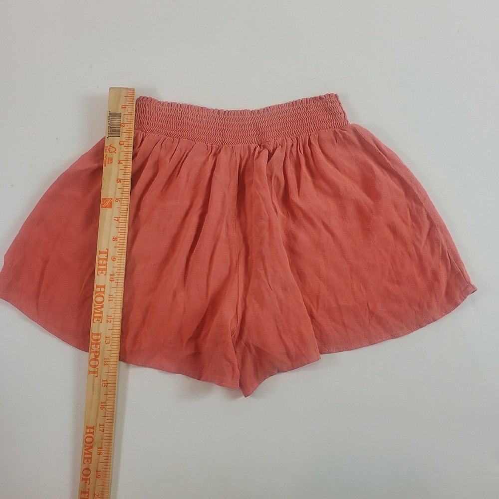 victoria secret pink women shorts smocked waist floral medium - Picture 4 of 5